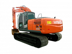 Длиннорукий экскаватор Hitachi ZX200 Long Reach